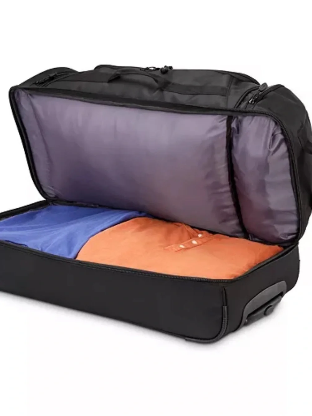 High Sierra Black Wheeled Duffel with Telescoping Handle, travel bag luggage 🔥🏖️